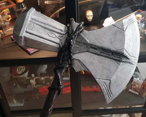 Stormbreaker - Thor's Axe from Infinity War for smaller printers | 3d print model