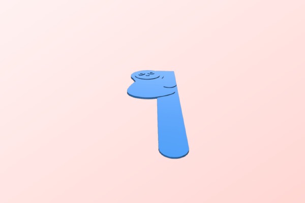 Sloth Bookmark | 3d print model