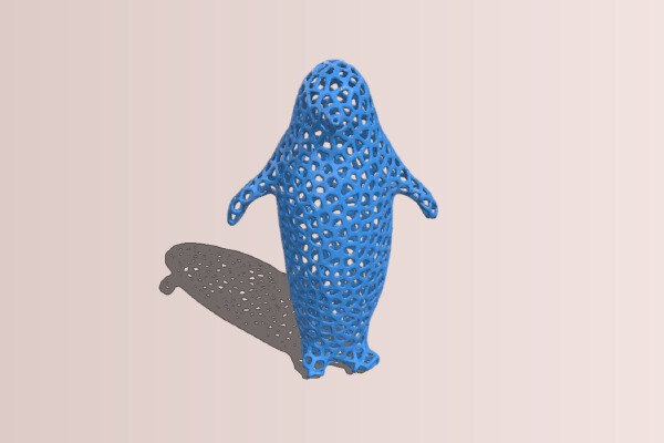 voronoi penguin | 3d print model