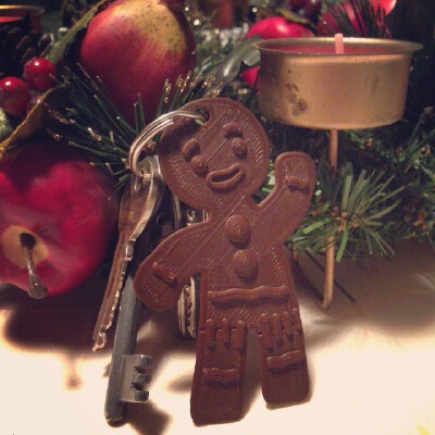 Gingerbread Man from Shrek _ keychain or christmas ornament | 3d print model