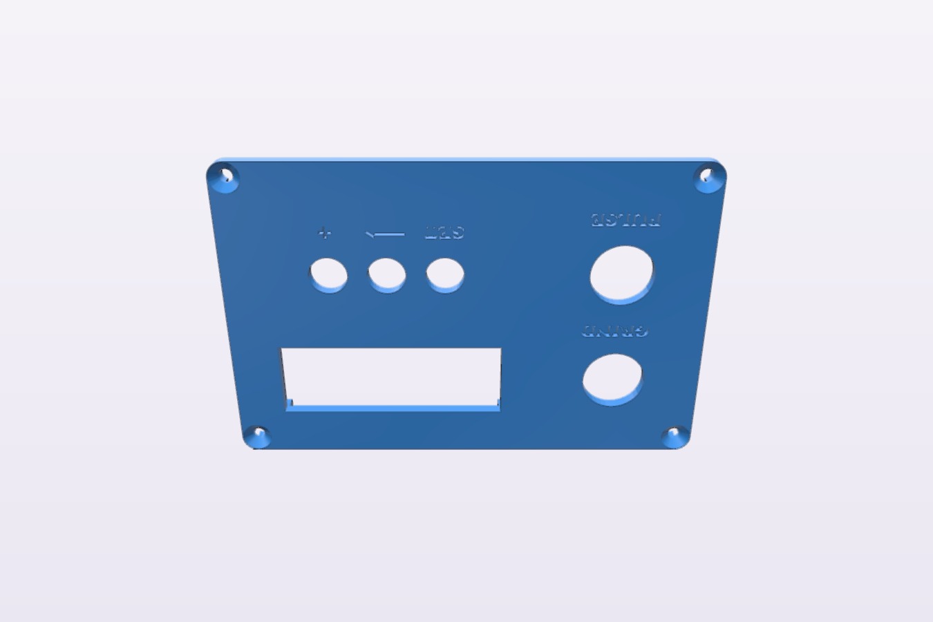 Coffee grinder timer panel for 16x2 LCD screen