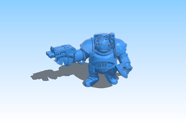 space dwarf exo-armor test models | 3d print model