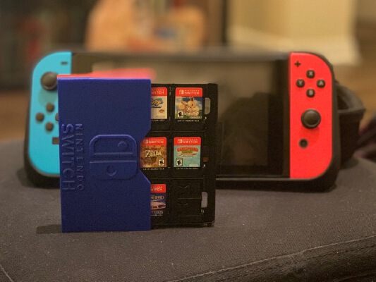 Switch Card Sleeve for HORI 24 card case (see summary) | 3d print model