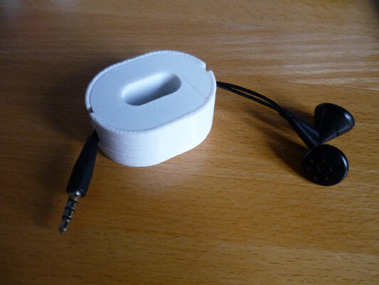 Earphone wire management | 3d print model