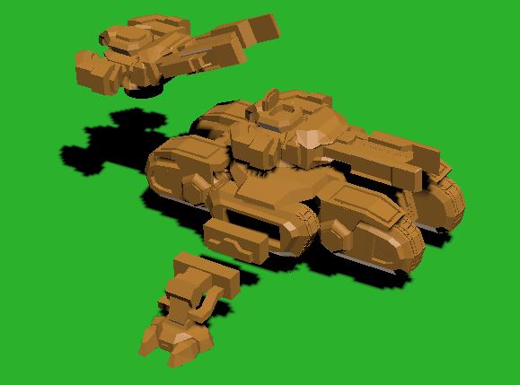 Siege Tank 28mm (UD4_4)