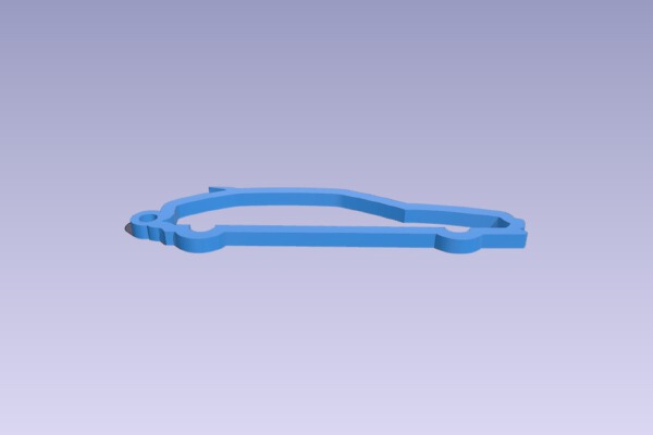 Flexible Car Keychains (Acura, Chevy, Ford, Honda, Pontiac, Scion, Subaru, Toyota) | 3d print model