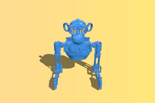 Robot Monkey | 3d print model