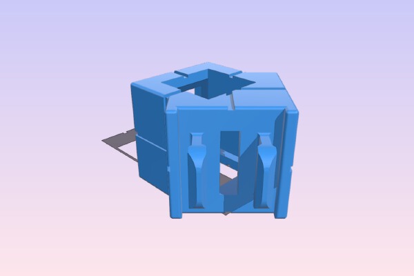 Rokenbok 45 Degree Block | 3d print model