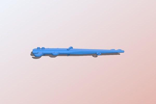 Playmobil Pirateship 3550 Bowsprit | 3d print model