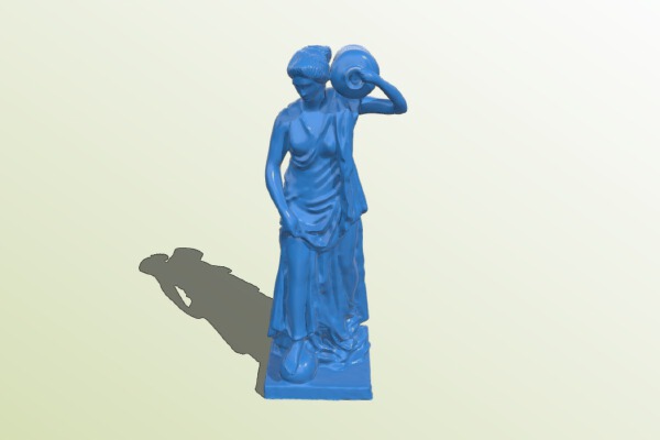 Anchyrrohée or Terpsichore at The Louvre, Paris | 3d print model