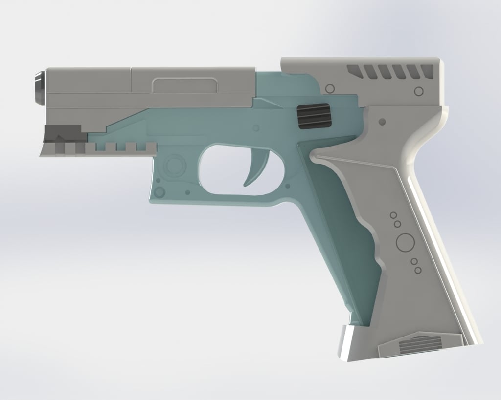 Major's Thermoptic Pistol - Ghost In The Shell