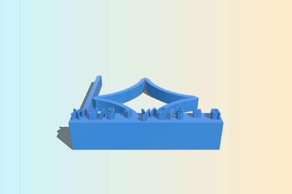 Daily Equation #2 - Astroid x^(2_3) + y^(2_3) = a | 3d print model