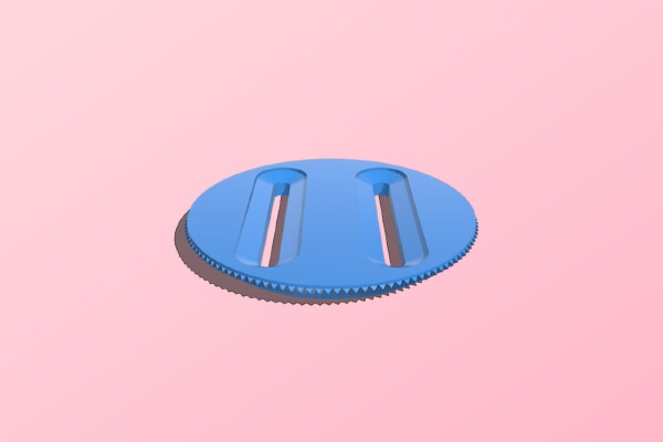 Snowboard binding degree plate | 3d print model