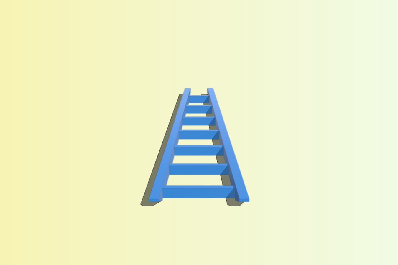 Escalera de tijera 1:48