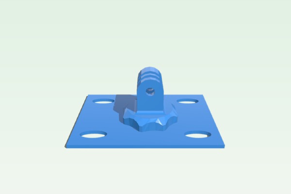 GoPro Nilox Skateboard Hanger | 3d print model