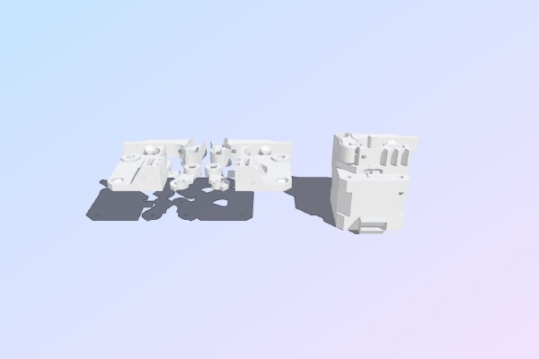 Replicator Dual: extruder fix based on Makerbot Rep2 fix | 3d print model