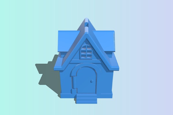 Animal Crossing house money bank | 3d print model
