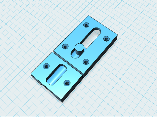 Simple slide lock | 3d print model