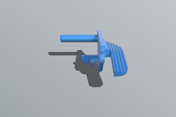 MARUI 1911 Airsoft Manual Safety | 3d print model