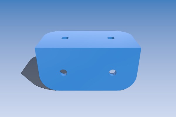 Corner Mount Small Shelf Bracket | 3d print model