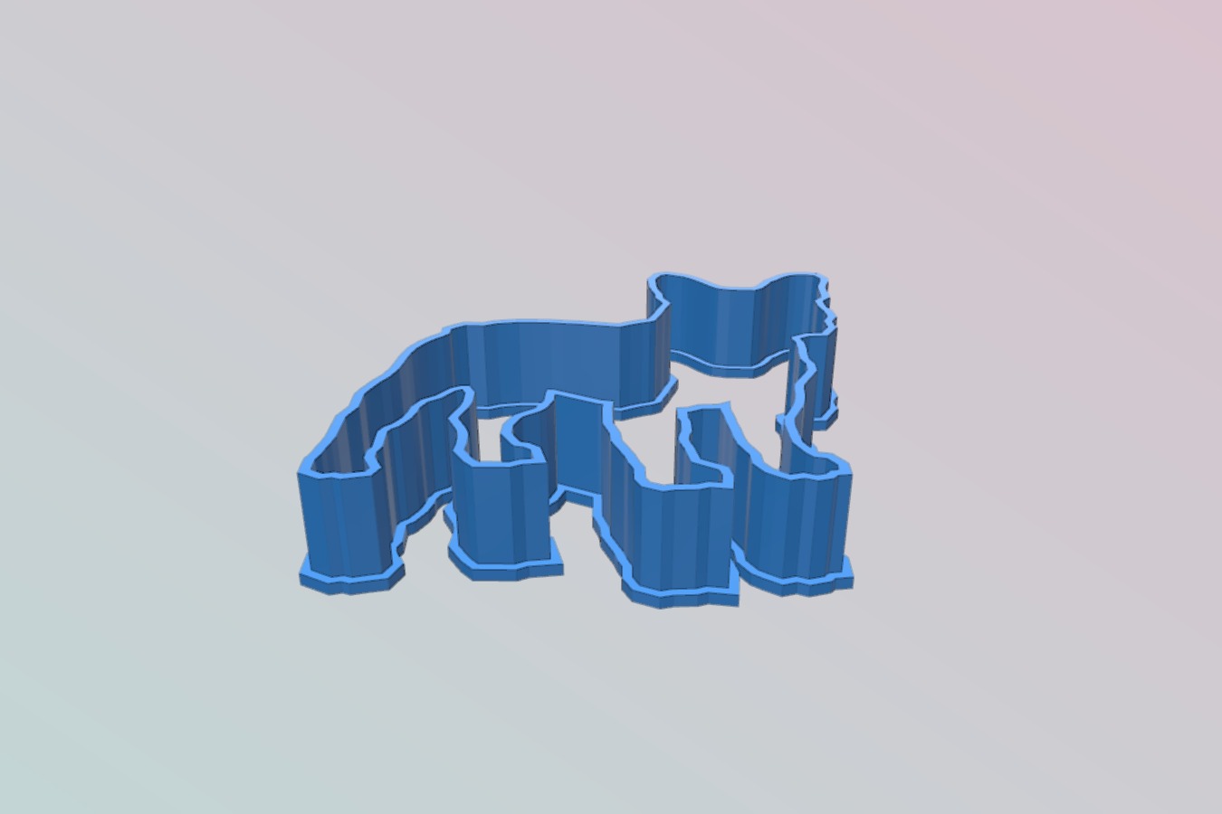French Bulldog cookie cutter