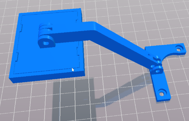 Anet A6 LED panel holder | 3d print model