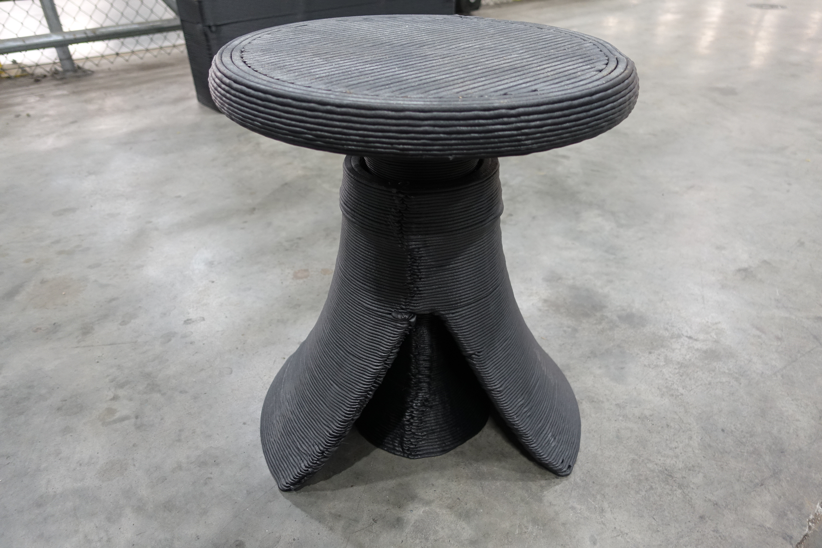 Human Scale 3D Printed Stool
