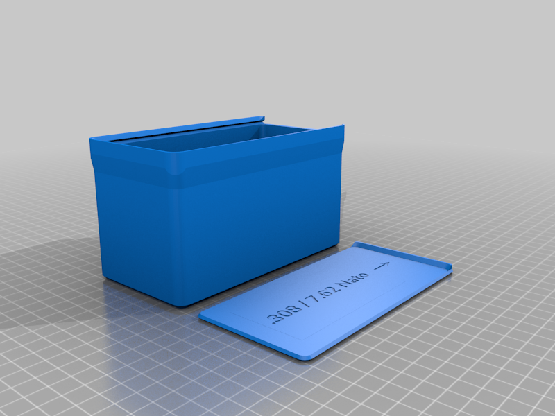 Stackable .308_7.62 Nato ammo box