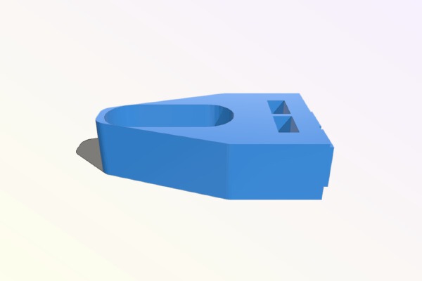 Bare Mechanical Endstop Holder (MendelMax, ORDBot, Etc ...) | 3d print model