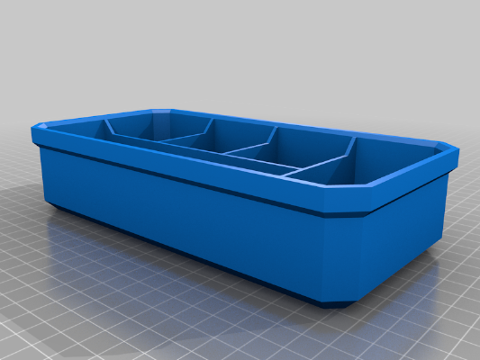 Shallow Packout Tubs 1.5mm Taller Custom Layouts | 3d print model