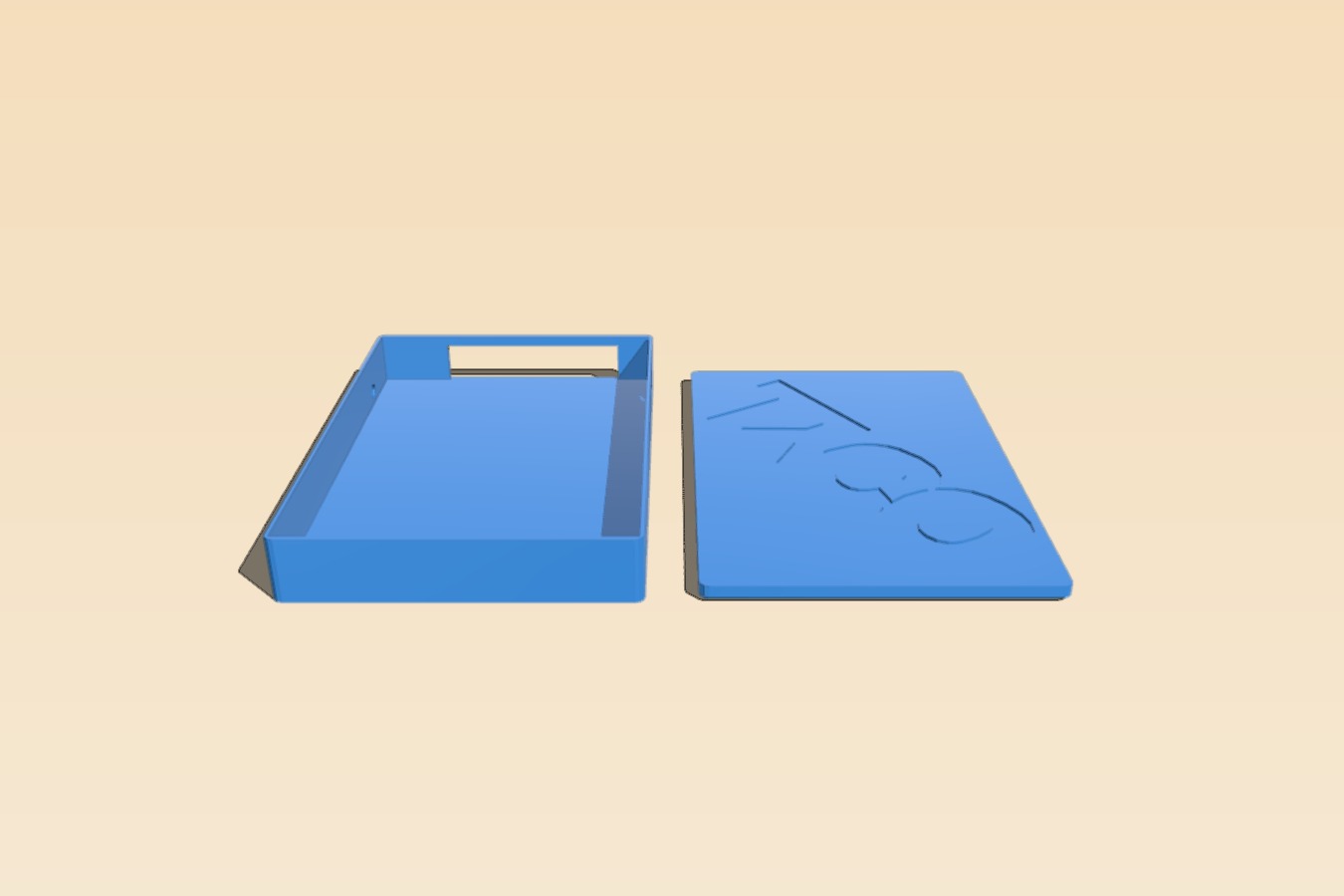 Portable Hard Drive Case with Snap Lid