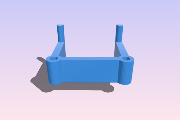 Wanhao D4S Filament Tube Holder | 3d print model