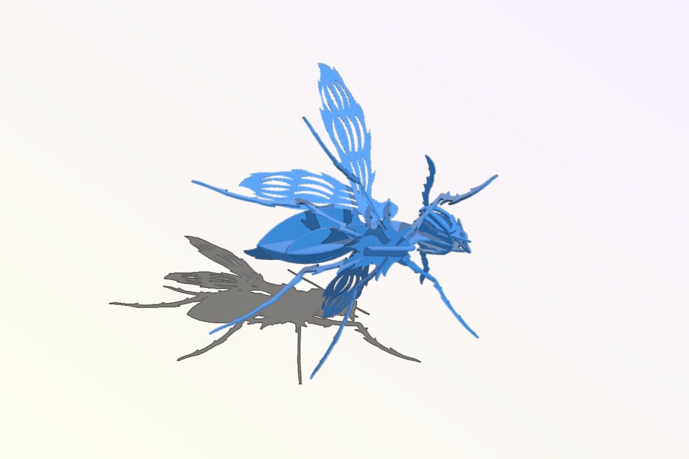 Hornet assembled 3D Puzzle