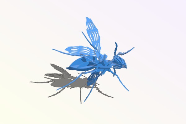 Hornet assembled 3D Puzzle | 3d print model