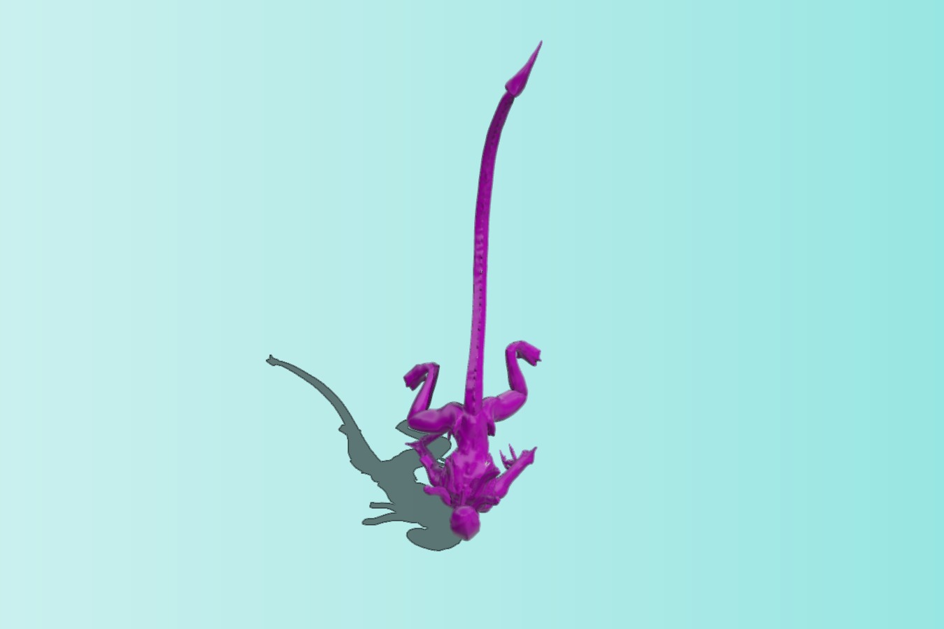 Attacking xenomorph – alien