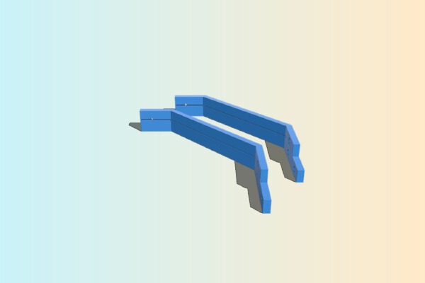FDM Sailplane main gear legs | 3d print model