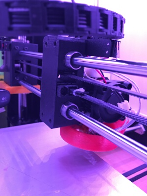 I3 Xaxis with Adjustable belt tension | 3d print model