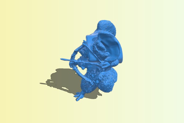 Mouse Guard Inspired - Archer | 3d print model