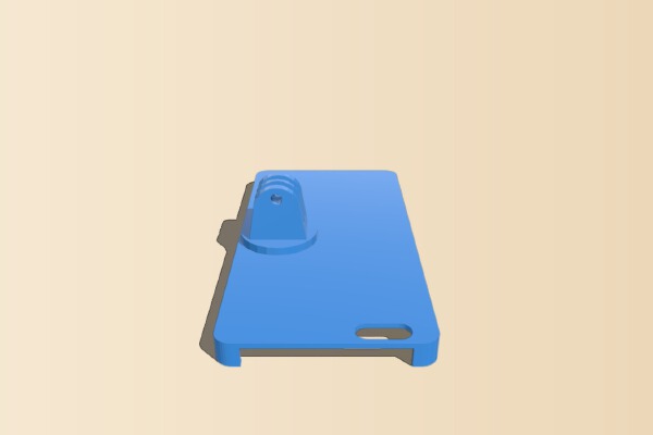 iPhone 6 plus Go Pro Mount Case | 3d print model