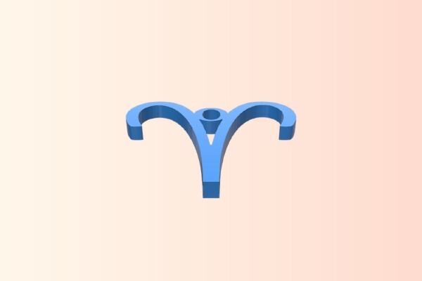 Aries pendant | 3d print model