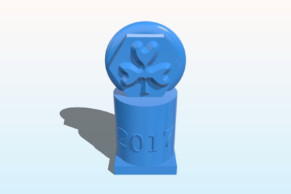 March 2017 Trophy | 3d print model