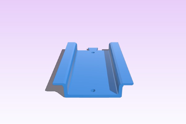 35mm DIN Rail - holes further out | 3d print model