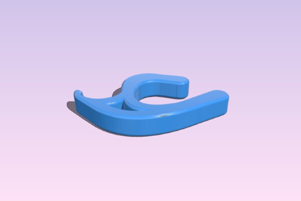Desk bag hook | 3d print model
