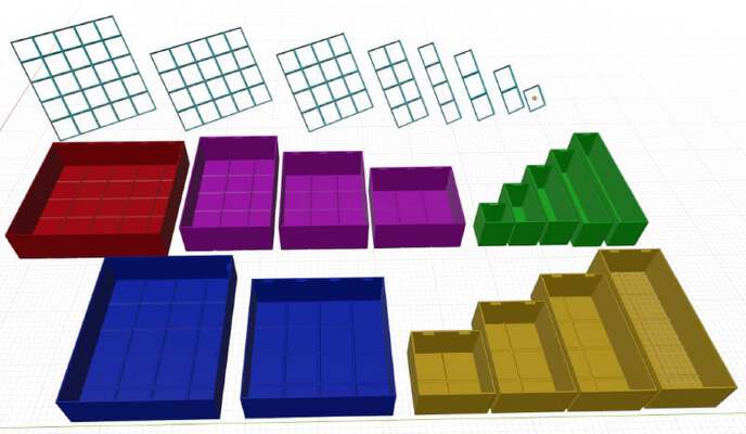 Assortment Boxes | 3d print model