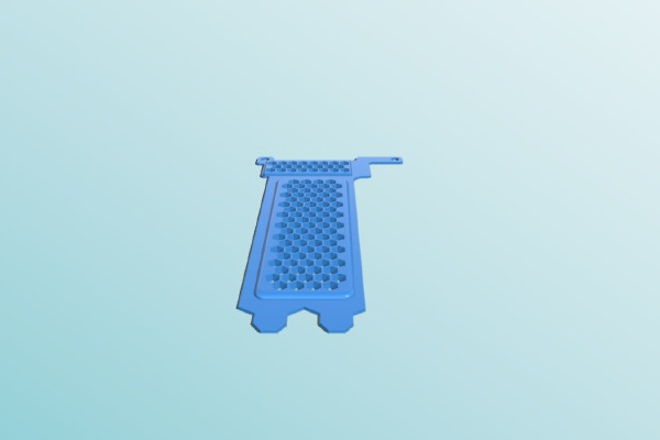 Cooler Master NR200 Vertical Videocard slot cover | 3d print model