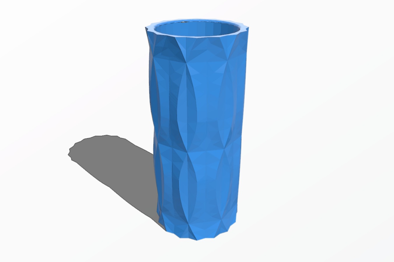Spiral Sided Vase