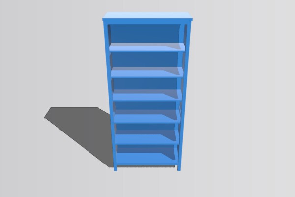 IKEA HEMNES long library | 3d print model