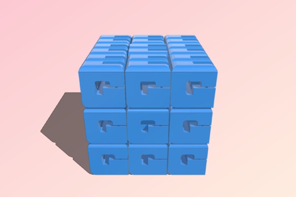 GEB Rubik Cube 3x3x3 | 3d print model