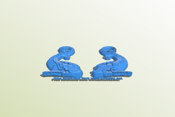 Dolphins pattern | 3d print model