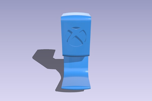 Xbox Headphone Hook with Logo 50mm (IKEA Kallax) | 3d print model